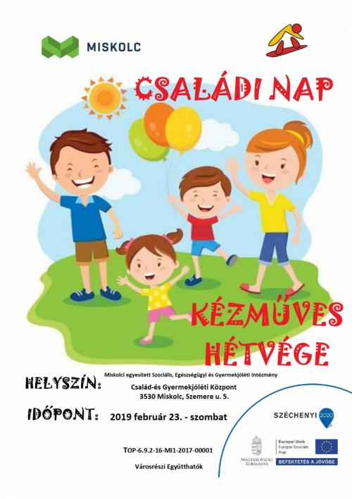 Családi Nap - Kézműves Hétvége 1-es célterület