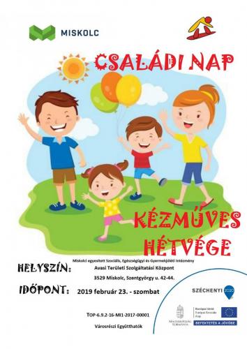 Családi Nap - Kézműves Hétvége 3-as célterület