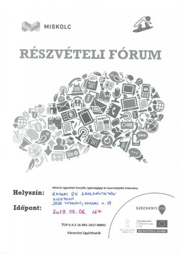 Részvételi Fórum 2-es célterület