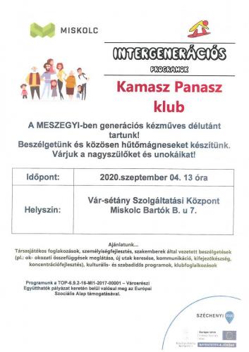 Kamasz Panasz  -Hűtőmágnes kreatív foglalkozás 5-ös célterület